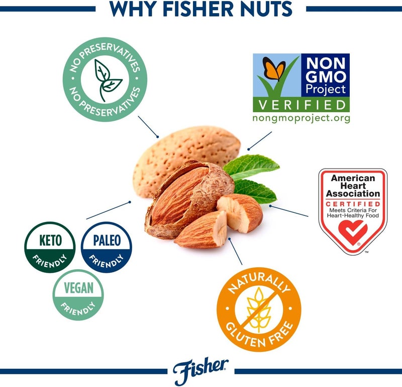 Fisher Chef's Naturals Fisher Toasted Sliced Almonds, Non-GMO, No Preservatives, 10 Ounce - Image 5